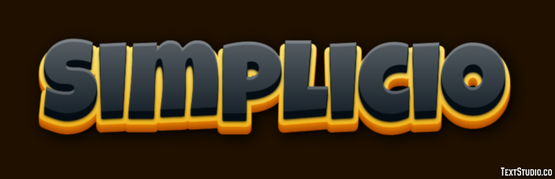 Simplicio Efeito de texto