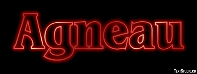 Agneau Effet de texte