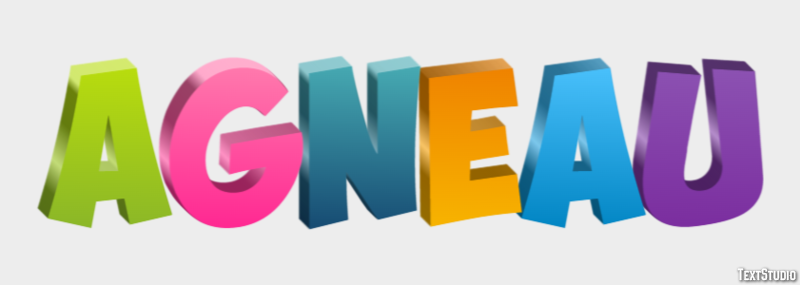 Agneau Effet de texte