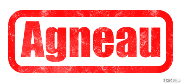 Agneau Effet de texte