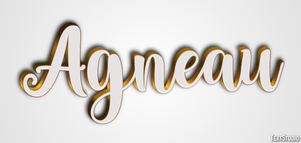 Agneau Effet de texte