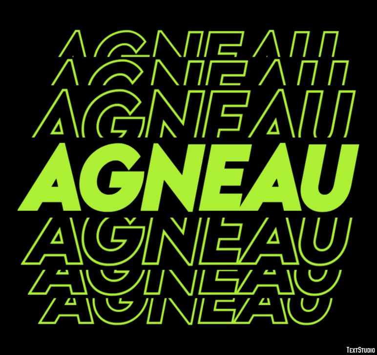 Agneau Effet de texte
