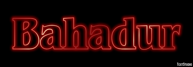Bahadur Text Effect