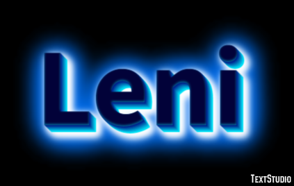 Leni Texteffekt