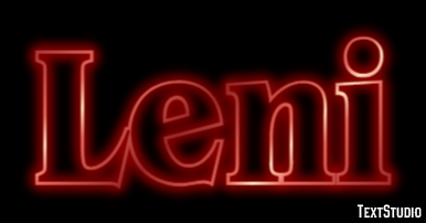 Leni Texteffekt