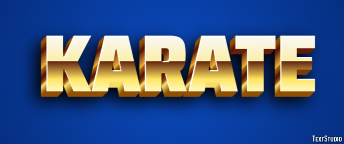 Karate Efekt tekstowy