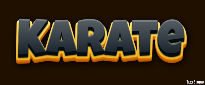 Karate Efecto de texto