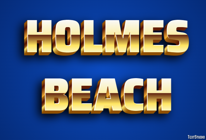Holmes Beach Effetto testo