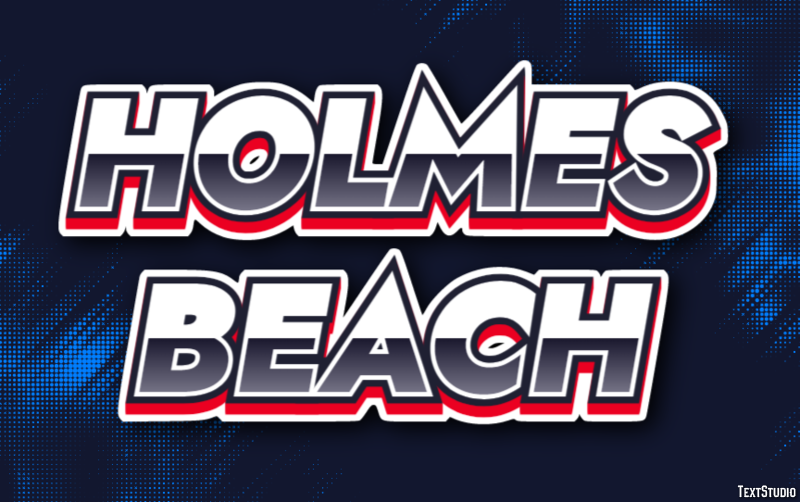 Holmes Beach Effetto testo