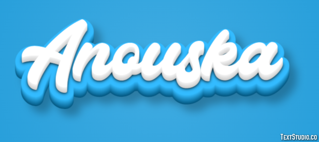 Anouska Effet de texte