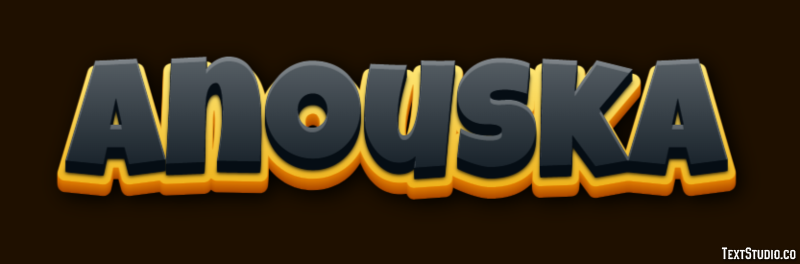 Anouska Text Effect