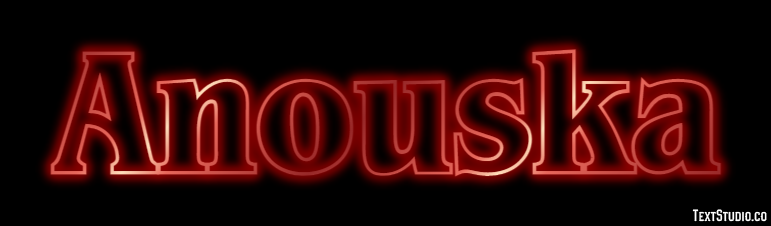 Anouska Effet de texte