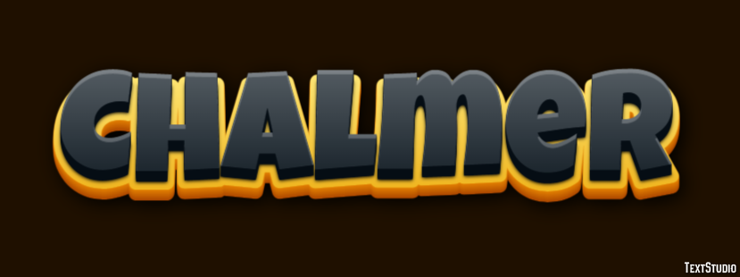 Chalmer Text effect