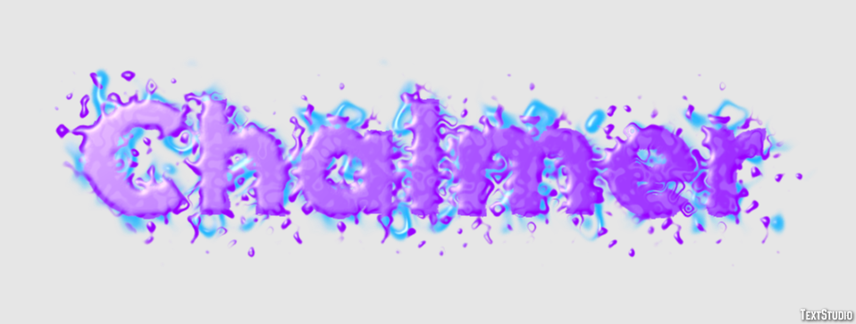 Chalmer Text effect