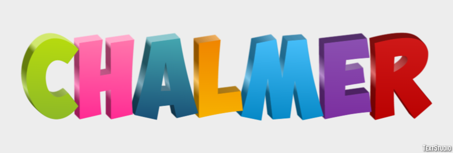 Chalmer Texteffekt