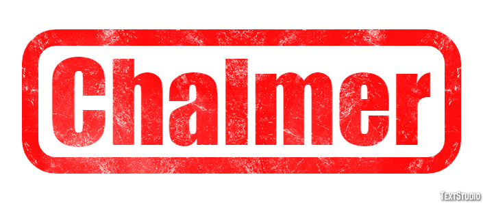 Chalmer Text effect