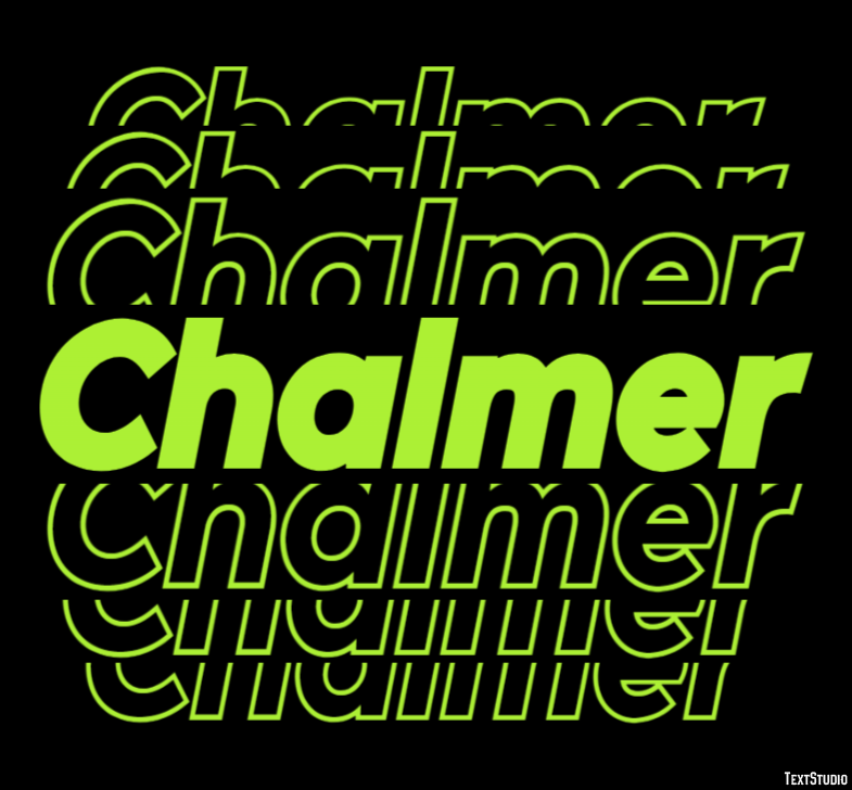 Chalmer Text Effect