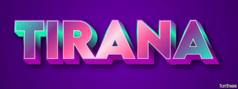Tirana Efekt tekstowy