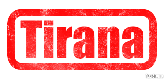 Tirana Efekt tekstowy