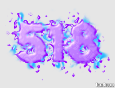 518 Efecto de Texto