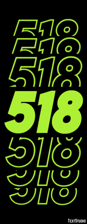 518 Efecto de Texto