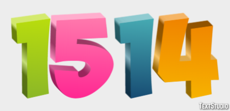 1514 Text Effect