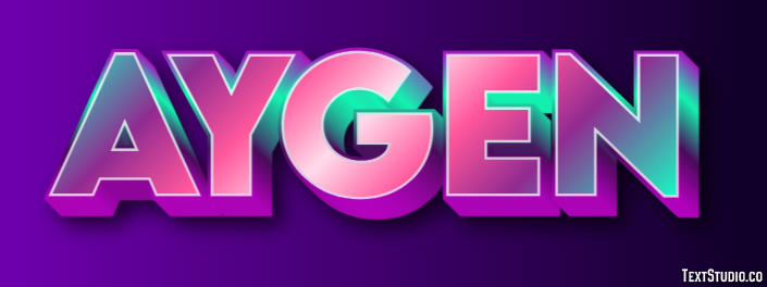 Aygen Effet de texte