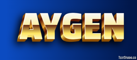 Aygen Effet de texte