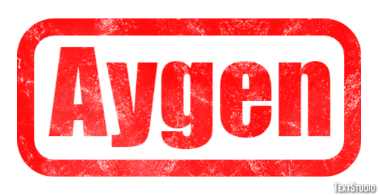 Aygen Effet de texte