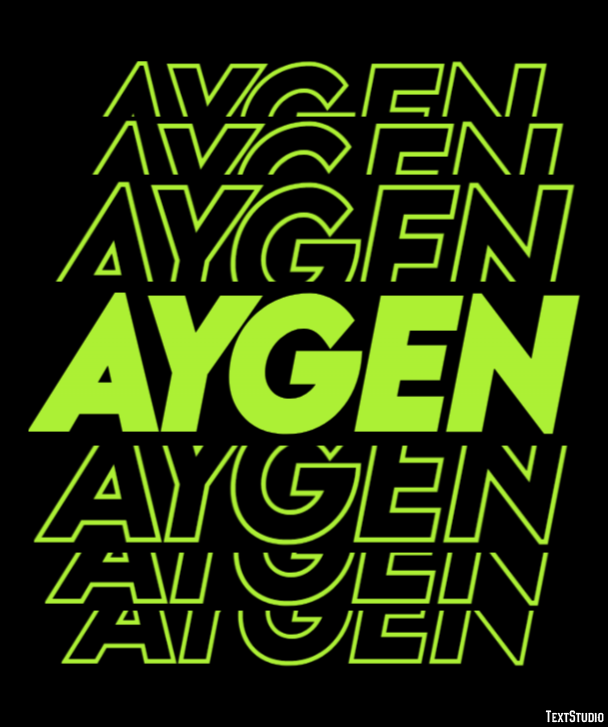 Aygen Effet de texte
