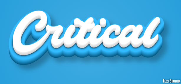 Critical Texteffekt