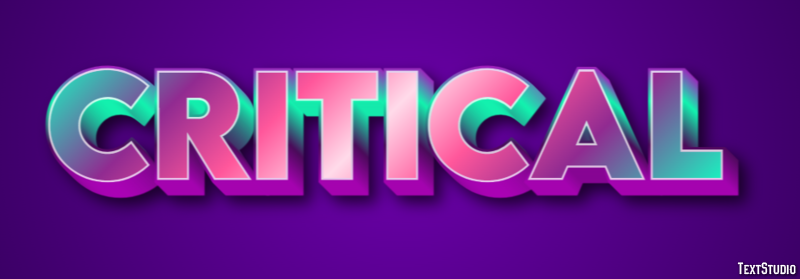 Critical Texteffekt
