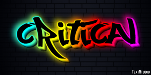 Critical Texteffekt