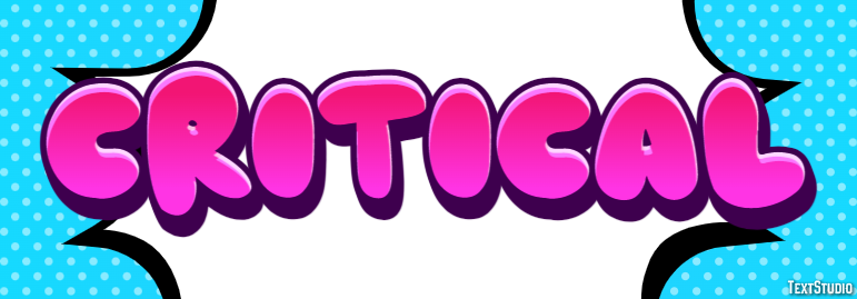 Critical Text Effect