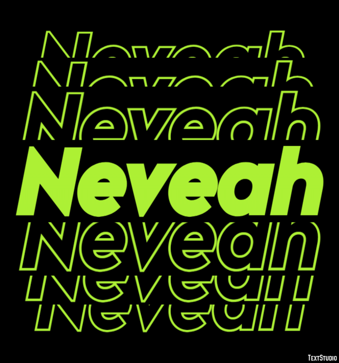 Neveah Texteffekt