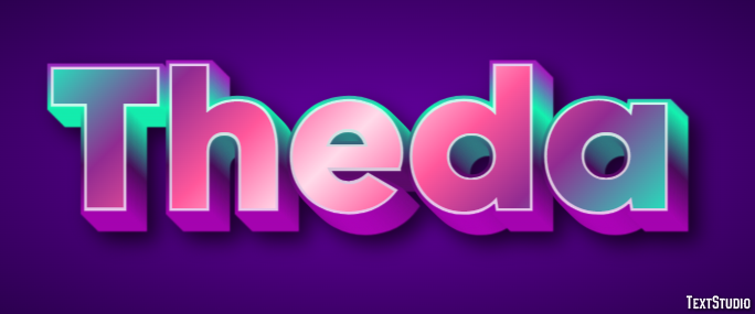 Theda Texteffekt