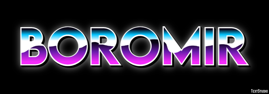Boromir Text effect
