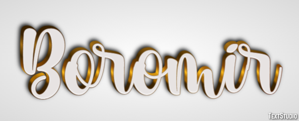 Boromir Text effect