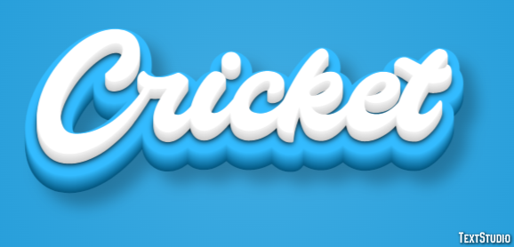 Cricket Text Effect