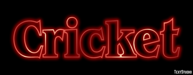 Cricket Texteffekt