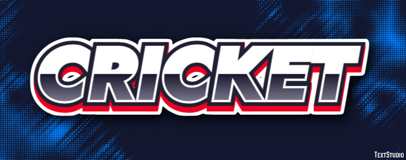 Cricket Text Effect