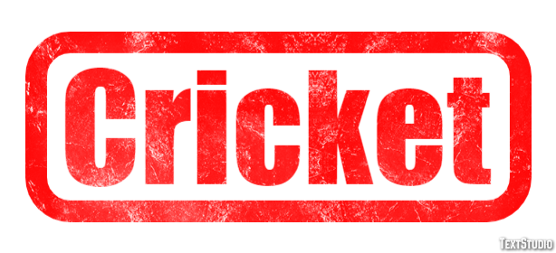 Cricket Texteffekt