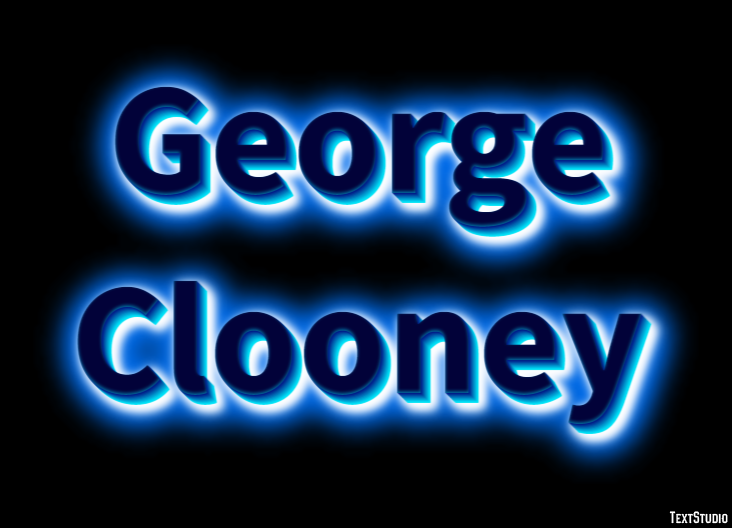 George Clooney Efeito do texto