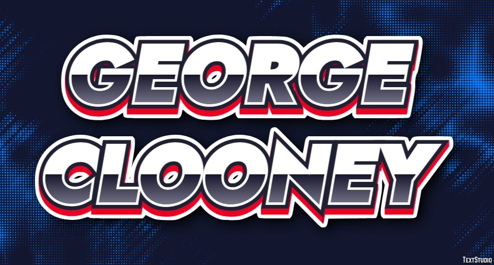 George Clooney Efeito do texto