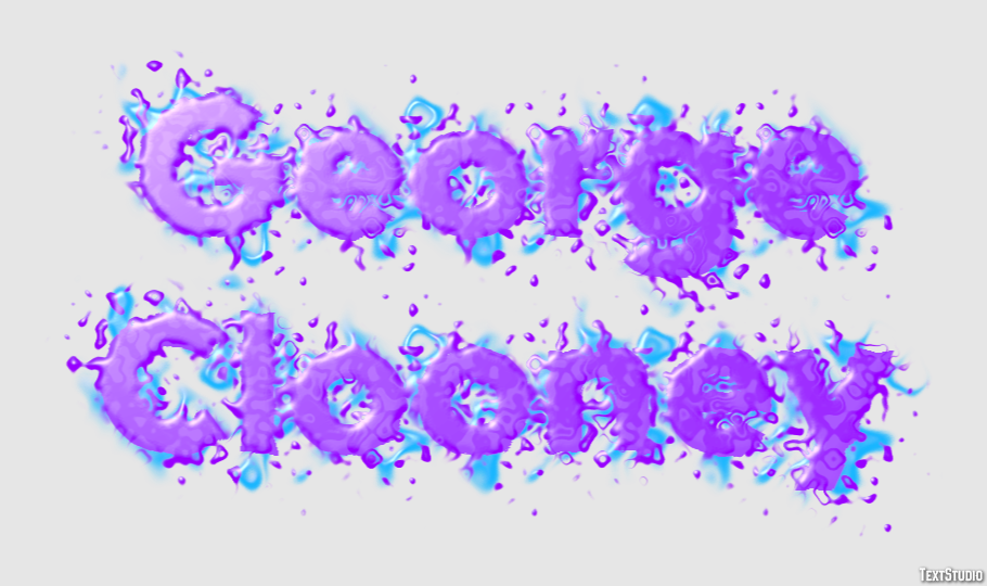 George Clooney Text Effect