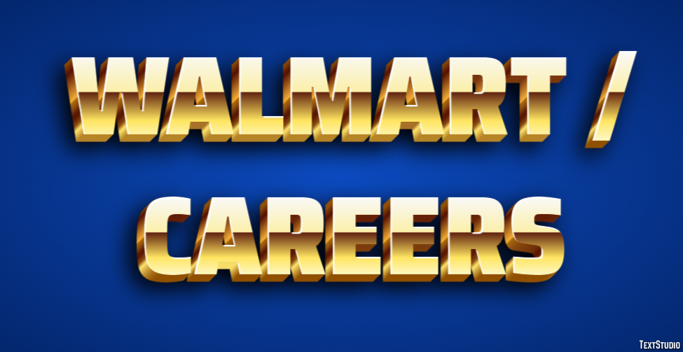 Walmart / Careers Efeito de texto