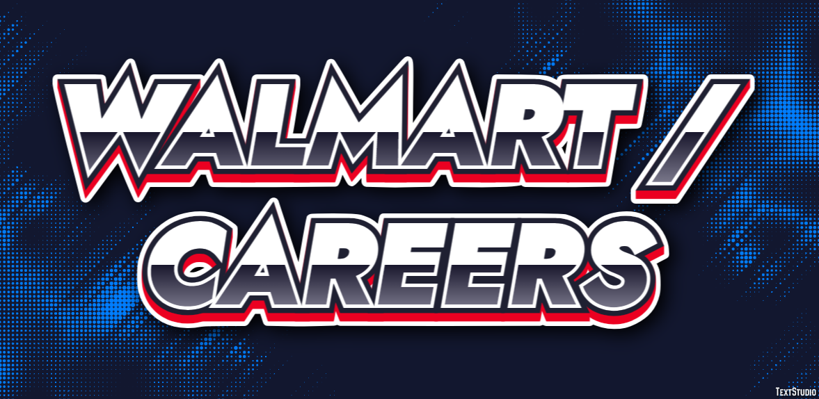 Walmart / Careers Efeito de texto
