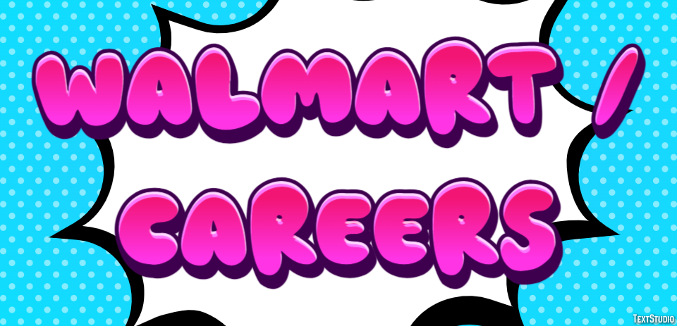 Walmart / Careers Efeito de texto
