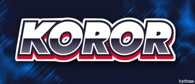 Koror Effetto testo