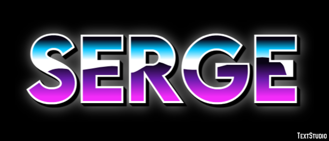 Serge Tekst Effect